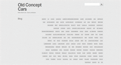 Desktop Screenshot of oldconceptcars.com
